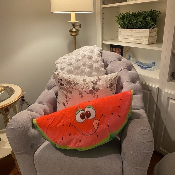 Goffa 25" GIANT WATERMELON STUFFED PLUSH PILLOW DOLL BIG LARGE HUGE FRUIT - Picture 2 of 12